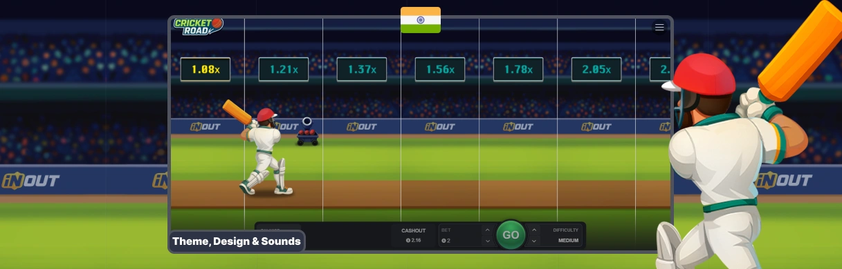 Theme, Design & Sounds Cricket Road Image.